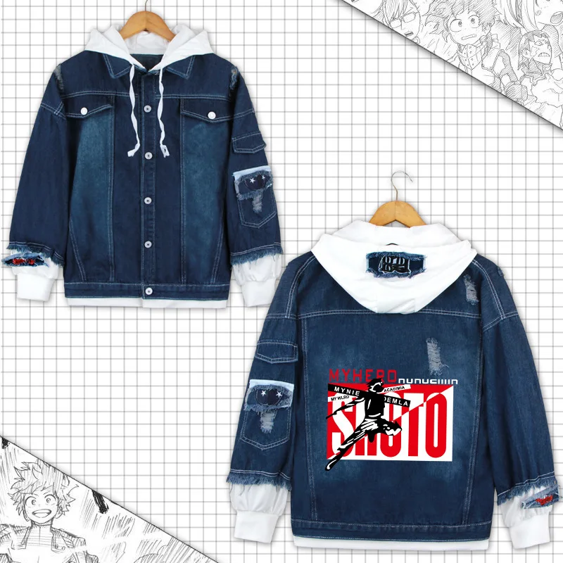 Костюм для косплея мужчин и женщин аниме Мой герой Todoroki Shoto Midoriya Izuku Повседневная