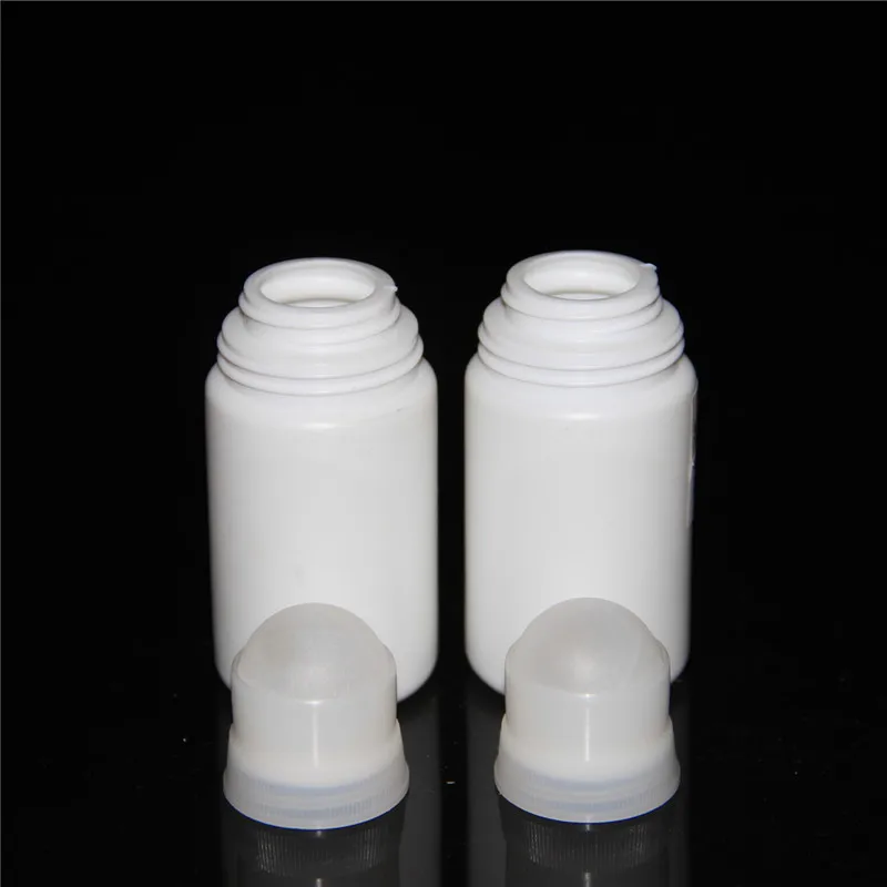 Пластиковые белые роликовые бутылки 50x50 мл 50 куб. См жидкий дезодорант косметика