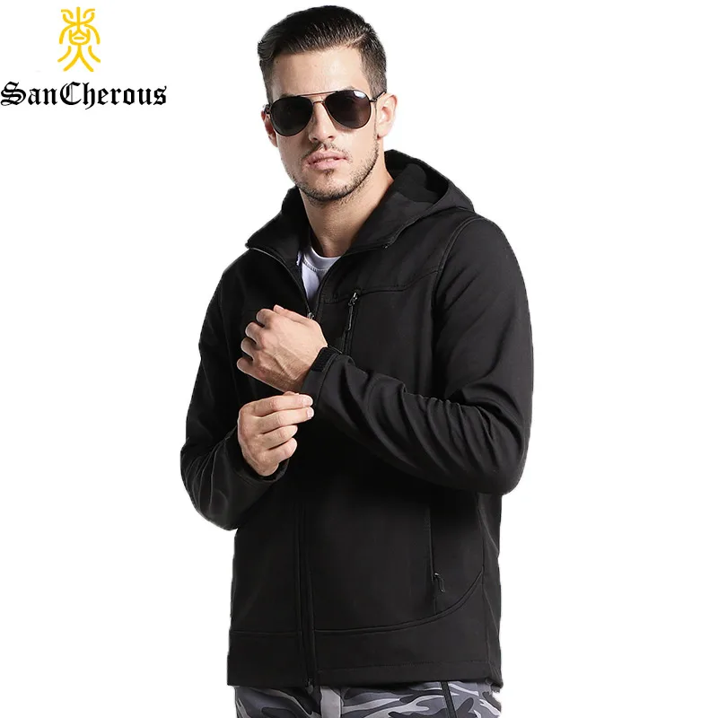 Мужская повседневная куртка с капюшоном камуфляжная на молнии размеры L-5XL