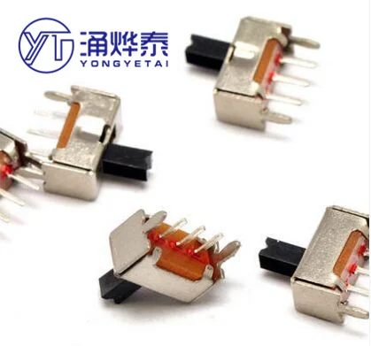 YYT 50 шт. SS12D07 VG4 с подставкой маленький рычажный переключатель вертикальные 3
