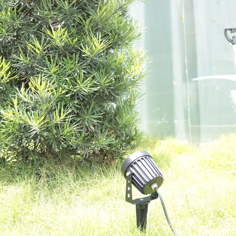 Внешний светодиодный фонарь освещение для газона 7 Вт 12 В постоянного тока 110