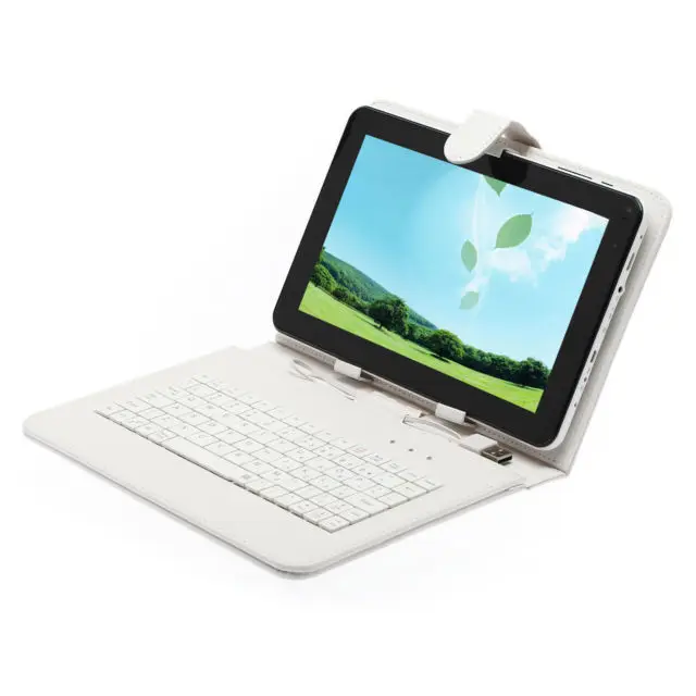 Планшетный компьютер Boda 8GB с Android 4.2, 9-дюймовым экраном Big Q88, двухъядерным процессором A23 и разрешением 960*640 HD, в комплекте с белой клавиатурой и бесплатной доставкой.