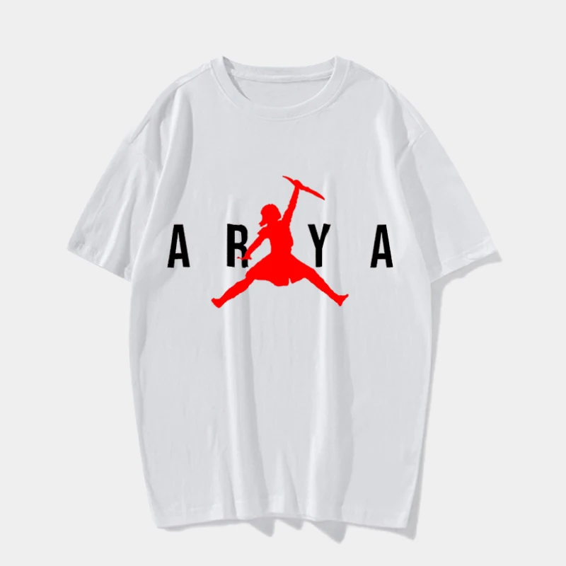 Stefan Janoski Игра престолов Ария Старк Мужская футболка с модным принтом унисекс Harajuku