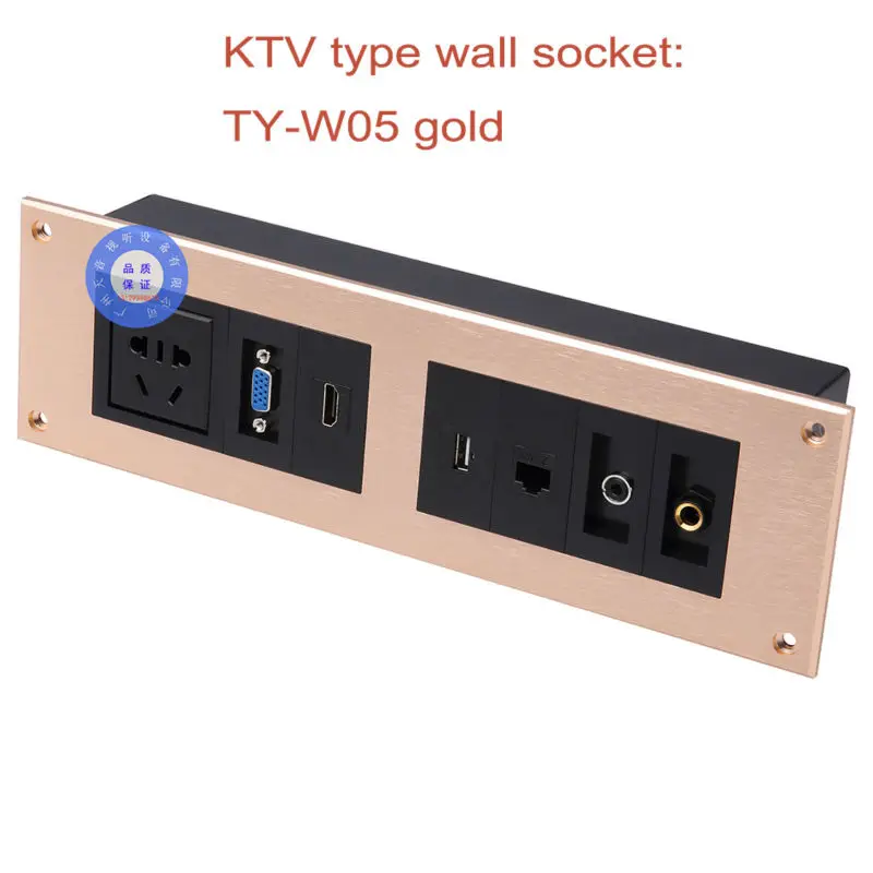 Настенная розетка/HD HDMI/VGA USB Сеть RJ45 видеозвук панель/мультимедиа домашние
