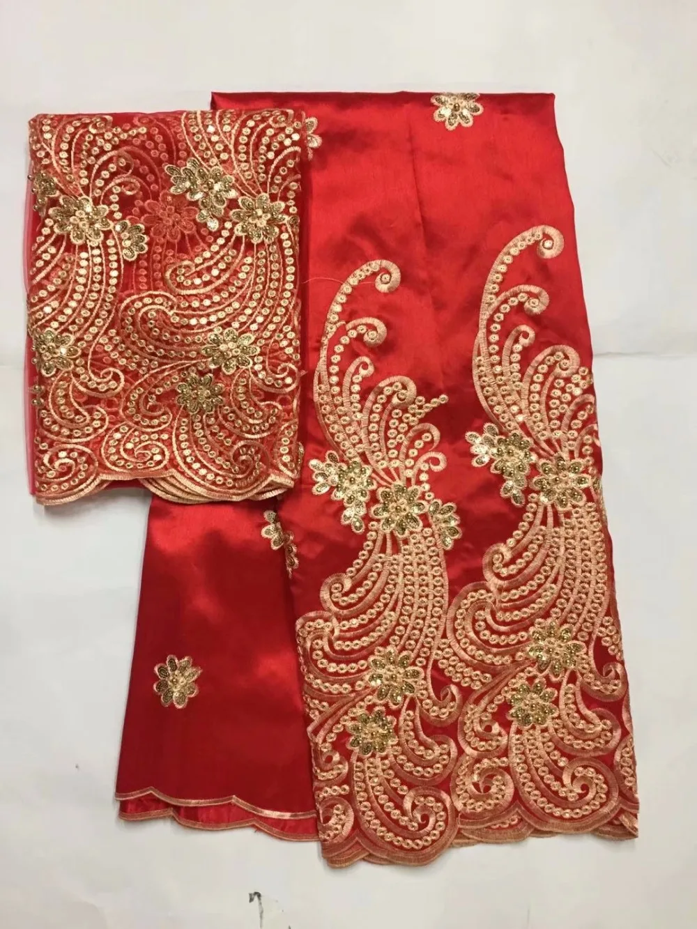 

Multicolor African George Lace Fabric African George Wrapper High Quality African George Fabric for Dress B8A121