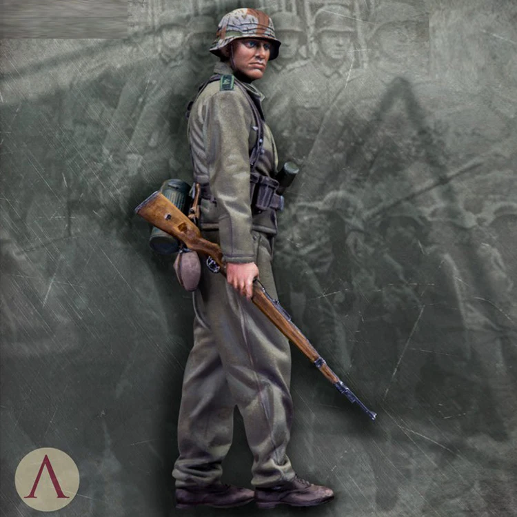 1/35 весы Неокрашенная Смола рисунок ефрейтора Grenadier 2 Коллекция фигурок фигурка