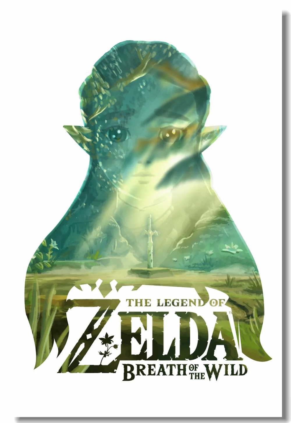 Изготовленный На Заказ Холст Картина Настенная принцессы плакат The Legend Of Zelda