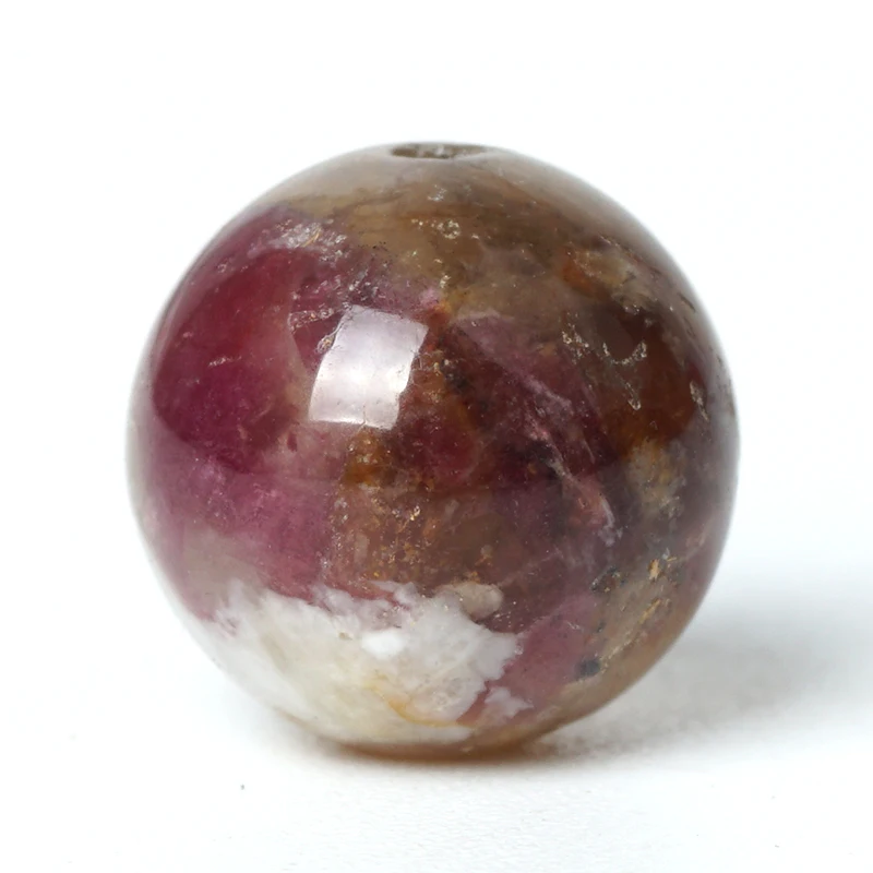 Tourmaline Натуральный драгоценный Турмалин Бусины Настоящий камень Исцеление баланс Желание Камень 6/8/10 мм для молитвы любовь дружба ювелирные изделия - Цвет: Tourmaline