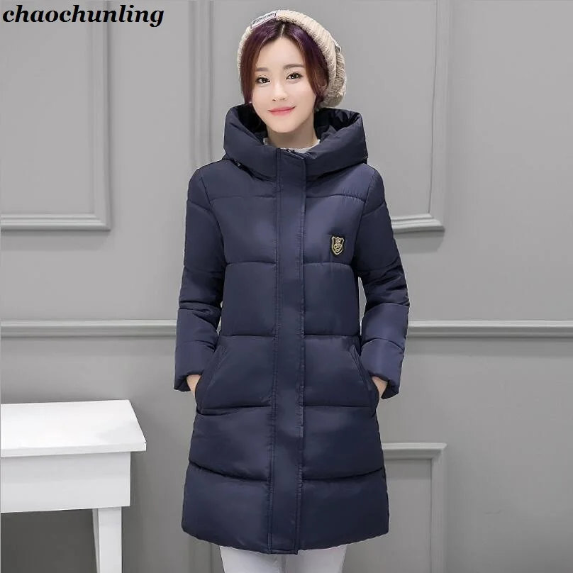 2019 новый зимний пуховик со шляпой Корейская женская мода женские теплые куртки 7