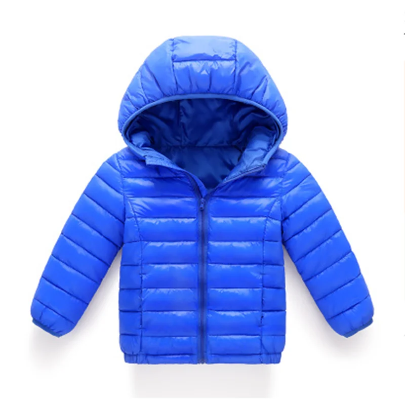 2018 новая детская легкая пуховая хлопковая одежда для мальчиков и девочек куртка