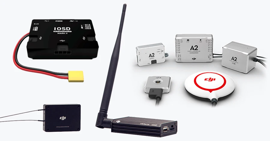 DJI A2+ iOSD Mark II+ 2,4G Bluetooth Расширенный стабилизационный контроллер управления полетом функция одного ключа взлет и посадка