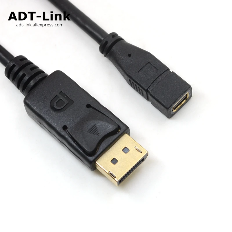 Порт дисплея к мини дисплейному порту кабель папа женскому Мини dp Thunderbolt DP HD Mini