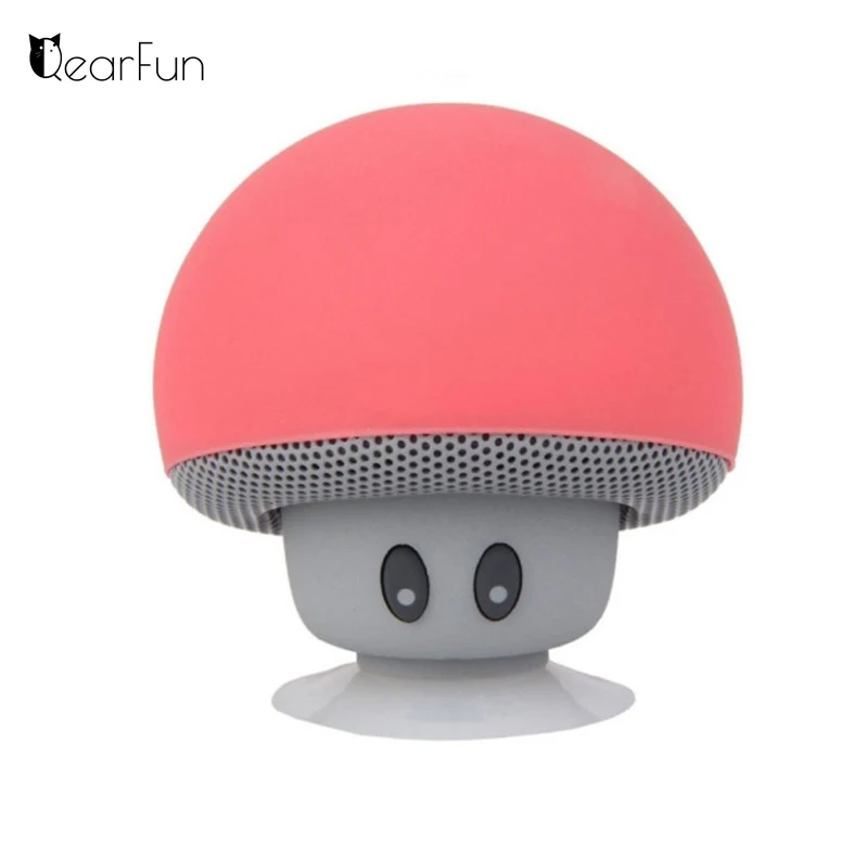 Милый мини беспроводной портативный bluetooth динамик с грибами громкая связь