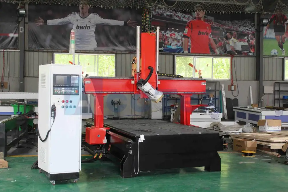 AKM1325 4 осевой станок с ЧПУ 3D 4d гравировальный для дерева камня|router machine|cnc router
