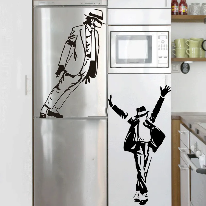 57*25 см хит продаж 2015 настенные наклейки для танцев Майкла - Цена: 