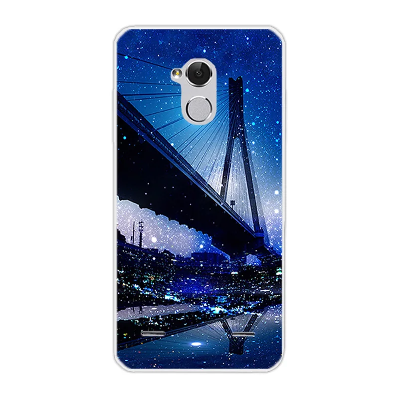 Для ZTE Blade BA2 V7 Lite 5 0 дюймов Задняя крышка прозрачный силиконовый чехол для
