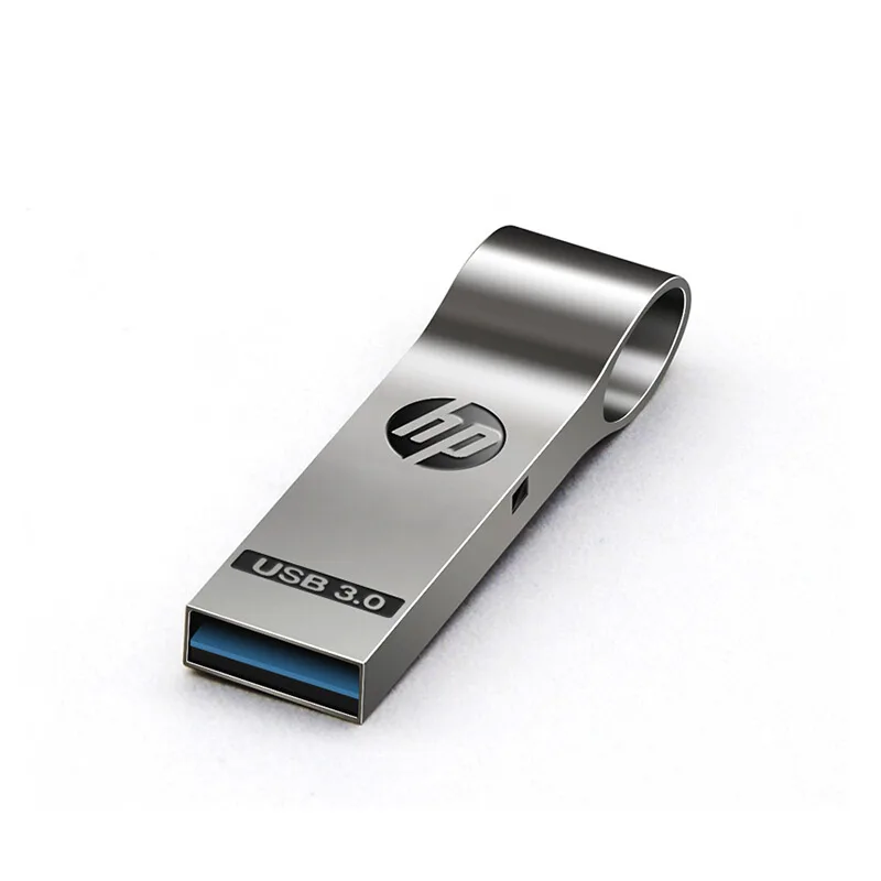 hp USB флеш-накопитель, USB 3,0, 16 ГБ, 32 ГБ, 64 ГБ, 128 ГБ, Cle, USB3.0, металлический бизнес-диск, на ключ, карта памяти, новая флешка, 128 ГБ