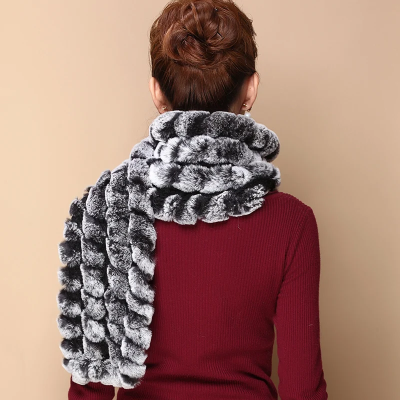 Рекс занавес новая зимняя шерсть вязать шарфы дикий женский корейский мода