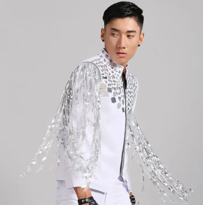 Мужской блейзер с кисточками новейший дизайнерский пиджак мужской костюм homme terno