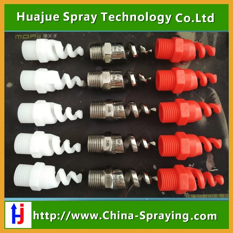 1/8 дюйма полый конус спиральная насадка пластиковая стандартная Распылительная |