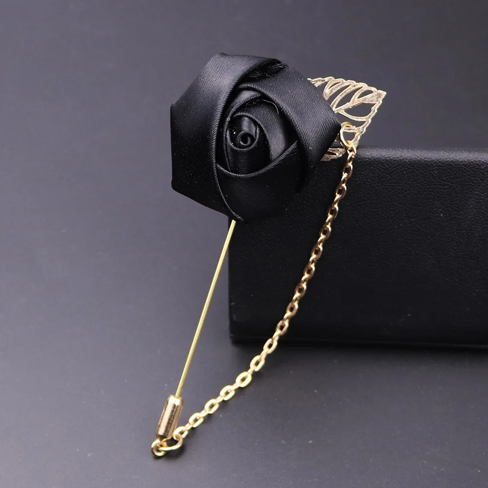 Ювелирные изделия JieyueJewelry для мужских костюмов золотые цвета листья