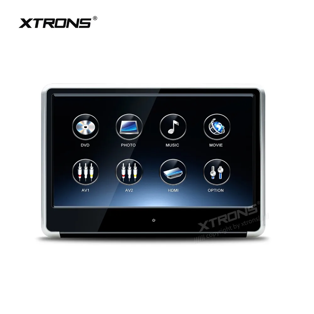 XTRONS 11 6 дюймовый монитор HD цифровой TFT IPS Сенсорная панель 1080P видео подголовник