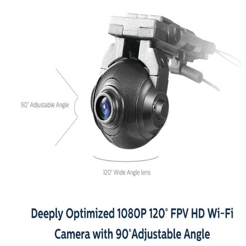 2018 Новый Wifi FPV GPS позиционирование следуй за мной Дрон вертолет 1080P HD камера RC
