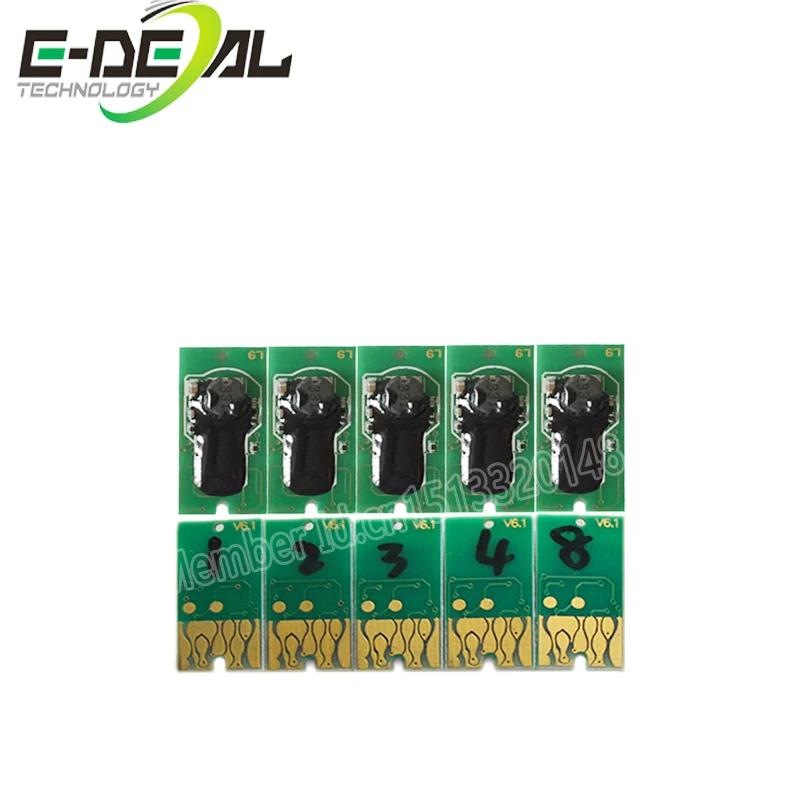 E deal перестраиваемый микросхема картридж чип для Epson Stylus 9700 7700 9710 7710 с T5961 T5964 T5968