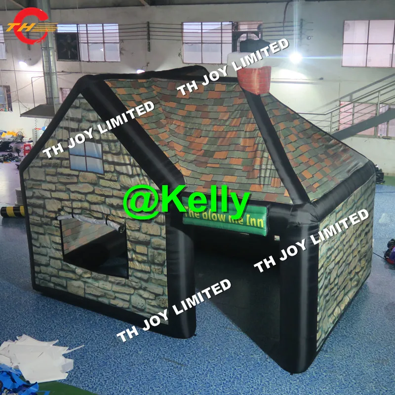 Free air shipping 6x4x5mH irish pubs for outdoor commercial inflatable bar tent Irish style inn pub | Игрушки и хобби