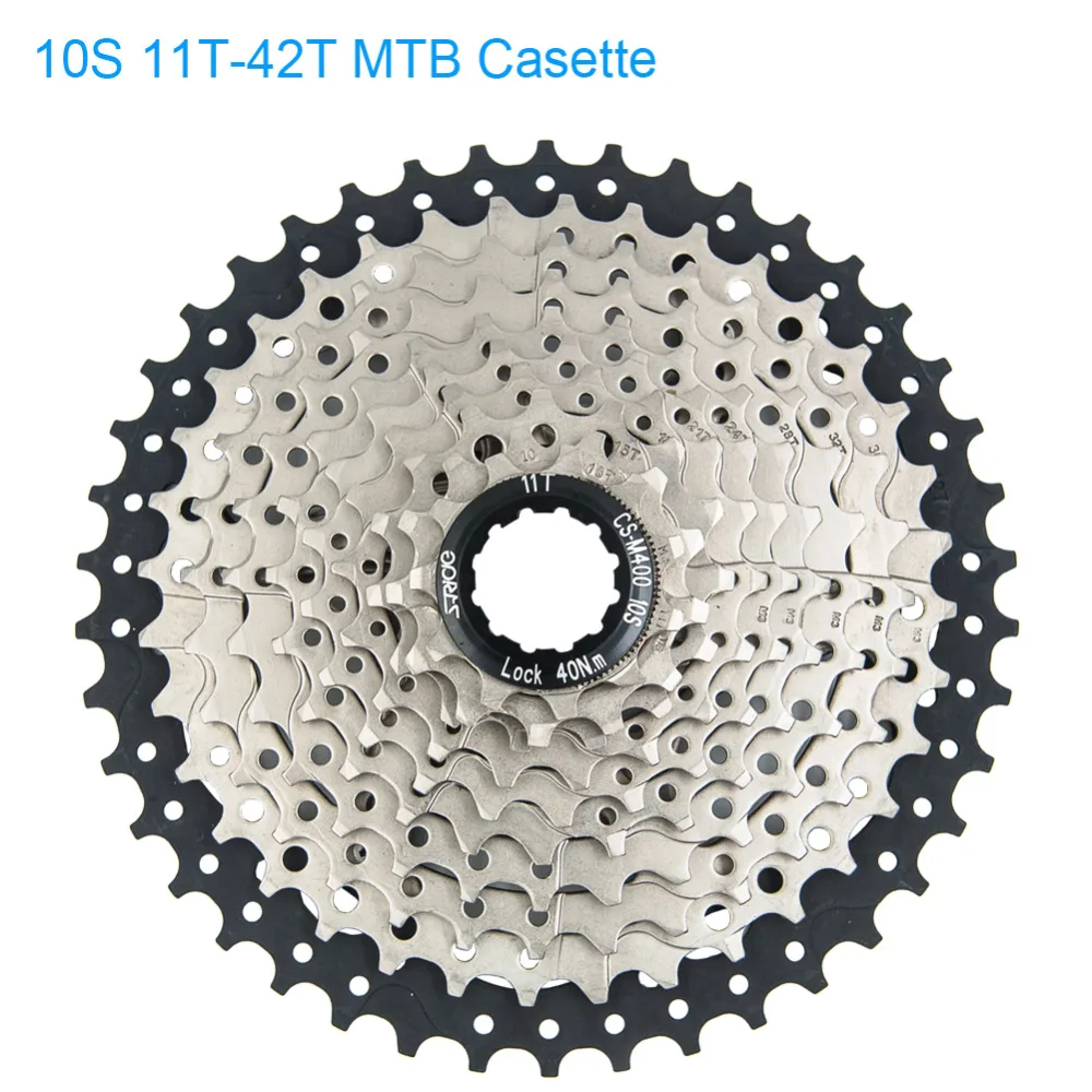 S Ride Hot 10 скоростной горный велосипед 11 T 42 кассеты MTB карты bicycle Тип 30 совместимы с