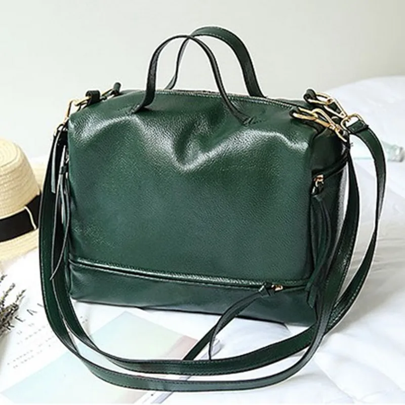 2016 новые сумки с верхней ручкой Корейская Ретро мотоциклетная Сумка кожаная на