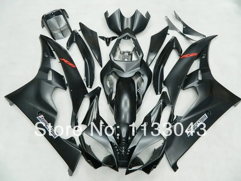 

Black R6 fairing kit for Yamaha YZF-R6 06-07 YZF R6 06 07 YZF 600 R6 2006 2007 fairing sets bodywork #b0Y1 +7gifts