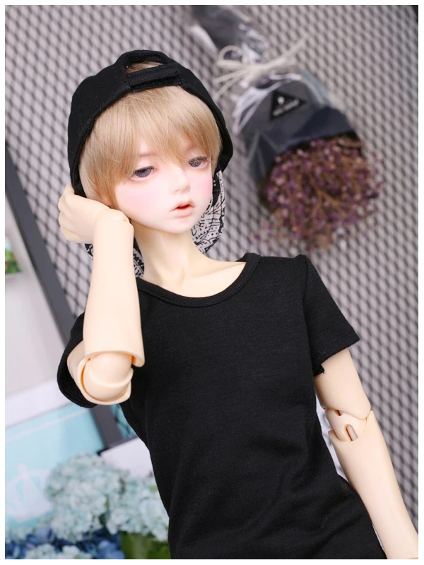 Детская Одежда Bjd/sd Однотонная футболка разные цвета рубашка с короткими