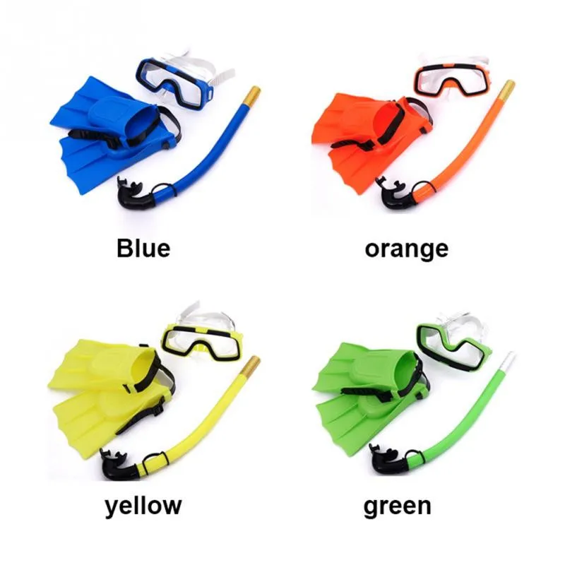 OUTMIX детские безопасные подводные маски для подводного плавания комплект ласт