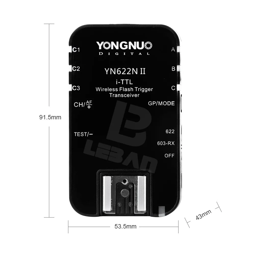 Беспроводной триггер вспышки YONGNUO YN 622N II YN622N TTL для Nikon D800 D700 D600 D610 D300|wireless flash
