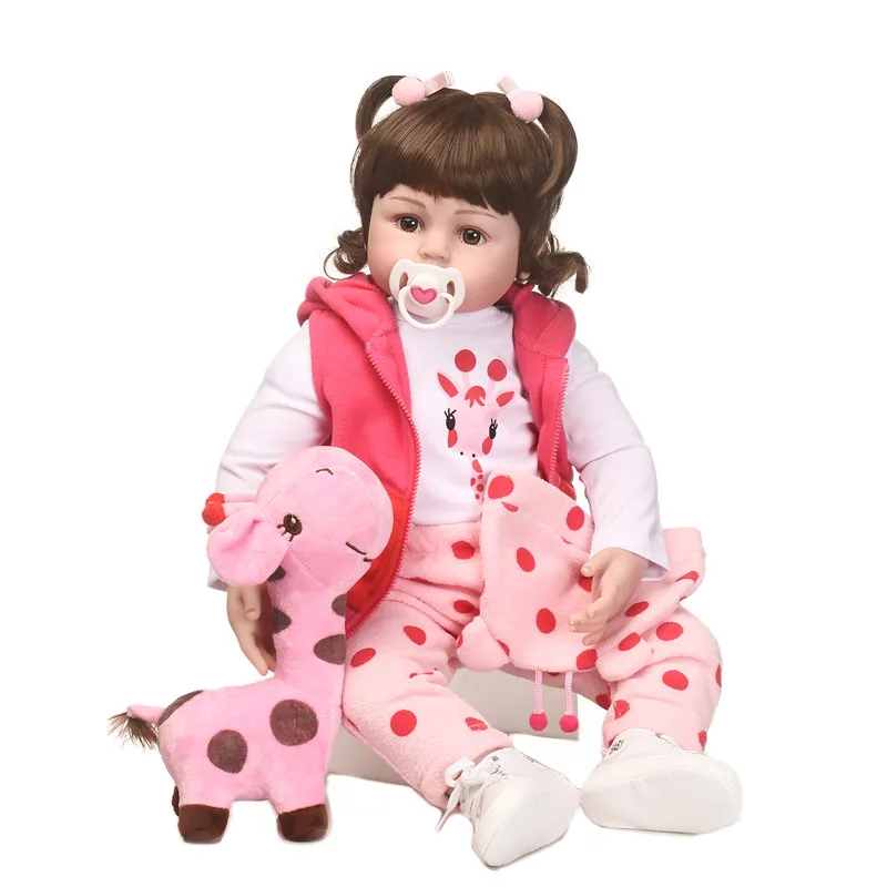 22 &quot58 см куклы reborn мягкий силиконовый виниловые Детские принцессы bebe bonecas