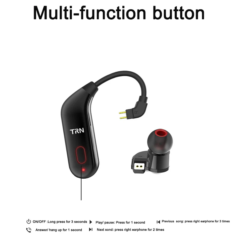 Лампа указателя BT20 MMCX Bluetooth адаптер для Shure SE215 SE535 SE846 0 75 мм 2 pin СЖД ZS10 ES3 78 um3x w4r um18 ue11
