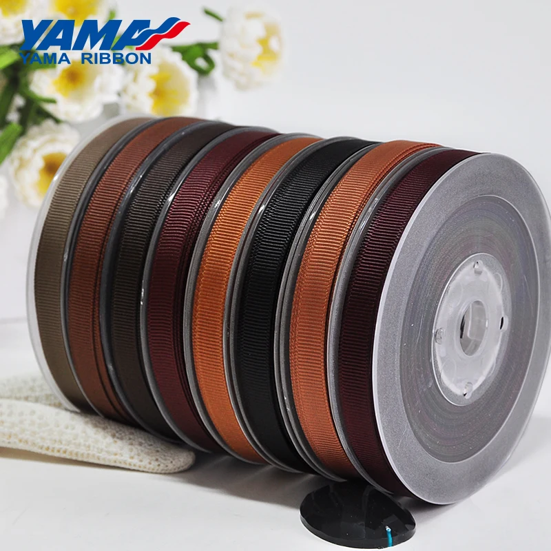 YAMA 50 57 63 75 89 100 мм ярдов/партия темно коричневая серия лента для изготовления