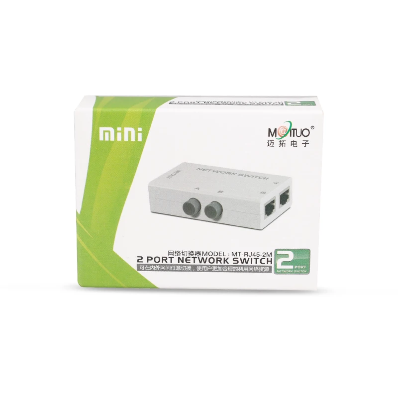 MT VIKI 2 портовый сетевой коммутатор LAN CAT селектор мини интернет внутренний RJ45 2M|lan