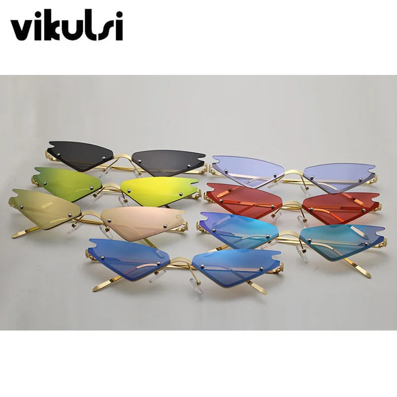 Солнцезащитные очки кошачий глаз унисекс модные брендовые дизайнерские