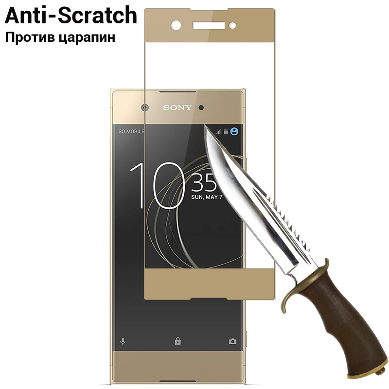 Закаленное стекло для Sony Xperia XA2 XA1 XA Ultra XZs XZ премиум XZ2 XZ1 компактное защитное