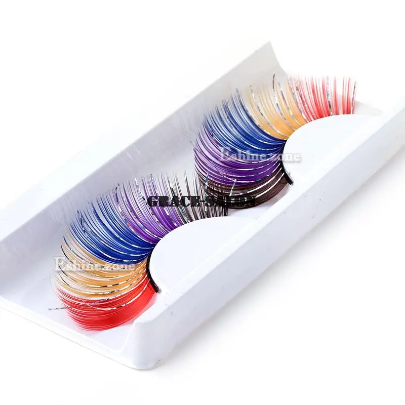 Facy зеленые мягкие фотокосметические ресницы для салона ручной работы|eye lashes|party