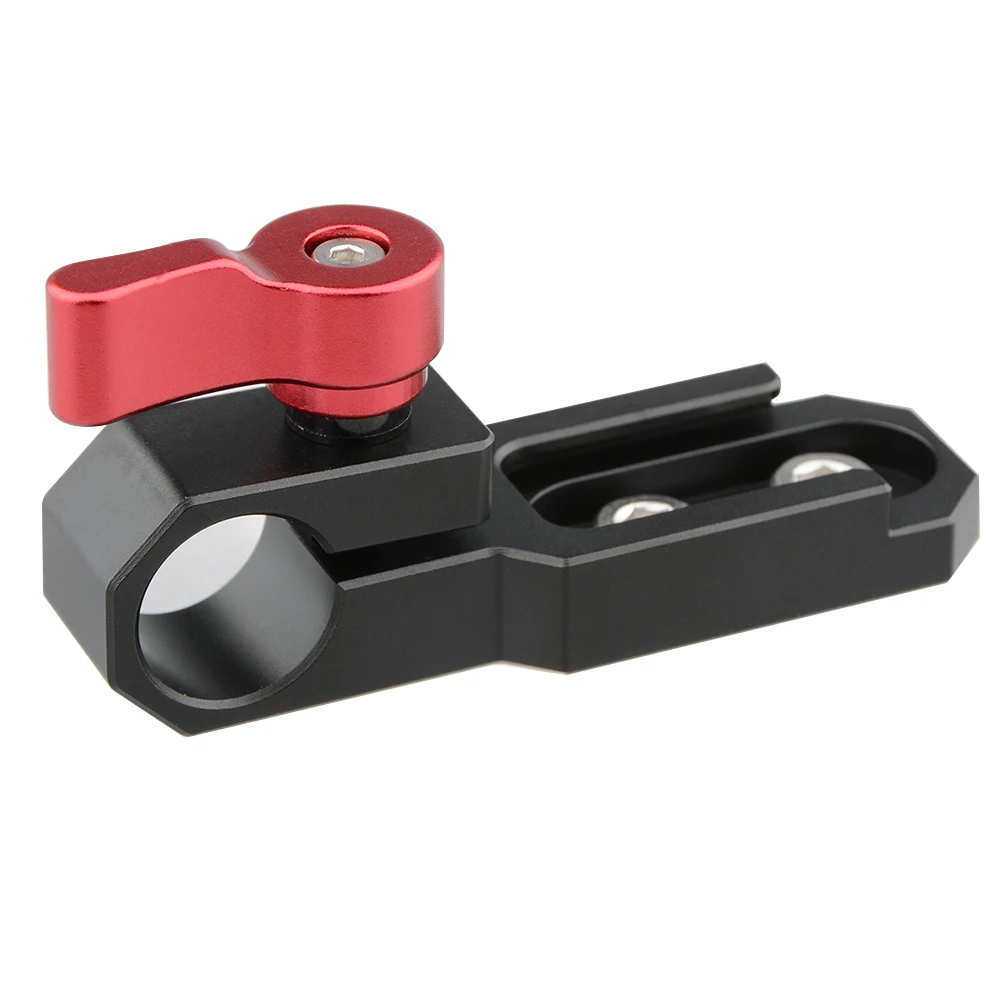 CAMVATE Single 15 мм стержневой зажим с холодным башмаком (Red Wingnut) C1663|15mm rod clamp|rod clamp15mm |