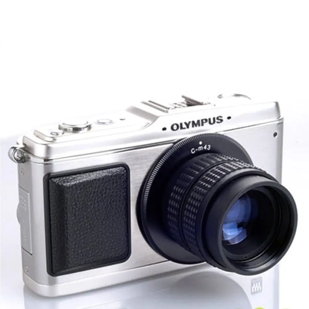 Фуцзянь 35 мм F1.7 CCTV объектив + C M4/3 крепление Adapte для Olympus E PL5 PM3 PM2 P3 PL3 PM1 PL2 PL1s PL1 P2