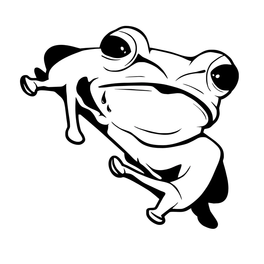 Картинки лягушки наклейки