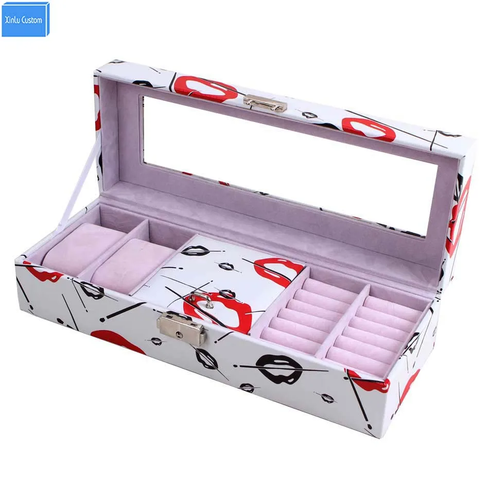 Специальная подарочная коробка для ювелирных изделий Для женщин Макияж стол