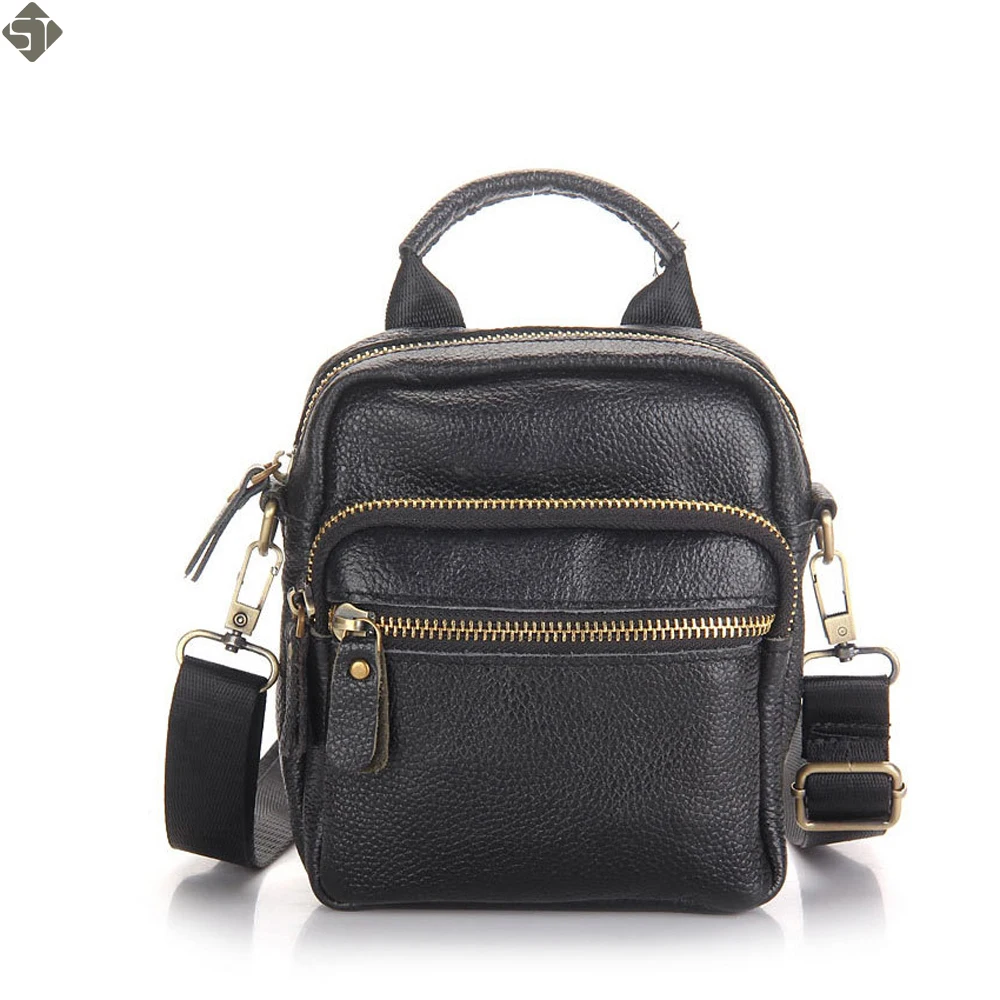 Высококачественная кожаная мужская сумка-мессенджер первый слой коровья кожа