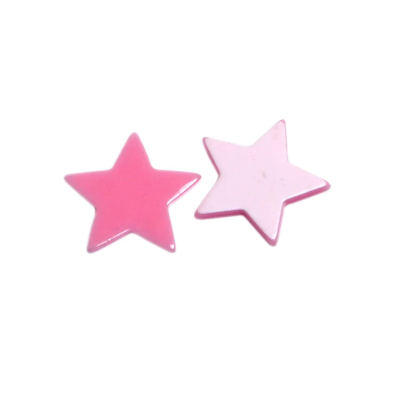

30 шт. розовые звезды, акриловые украшения, бусины с плоским основанием, кабошон, скрапбукинг, «сделай сам» для украшения одежды, аксессуары