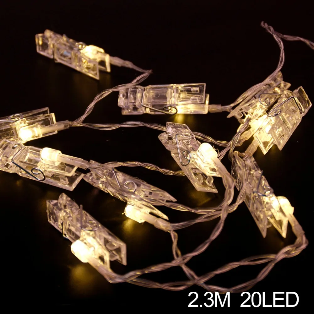 FENGRISE 10 20 LED фото клип светильник на свадьбу праздник s домашнего украшения