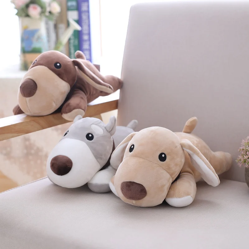 Мягкая собака плюшевая подушка милая набивная мультяшная Игрушка Животные